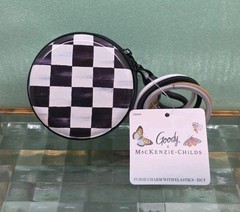 NEW Goody x MacKenzie Childs Courtly Check Purse Charm Elastics 15 CT Whimsical