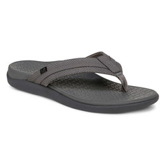 VIONICS Men&rsquo;s Tide II Toe Post Sandal – Charcoal NEW