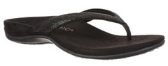Vionic Dillon Shine Toe Post Rhinestone Black Sandal Women&rsquo;s sizes 5-11/NEW!!!