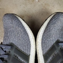 Adidas Ultraboost 3.0 Shoes Women&rsquo;s 8 « Grey Three » White Sneakers S82052