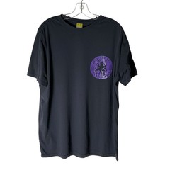 Onno Mens Keep The Sea Plastic Free Organic Cotton Graphic T-Shirt Black Size XL