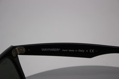Ray-Ban RB2140 Wayfarer Sunglasses Frame Only Black Plastic Green Lens 50-22-150