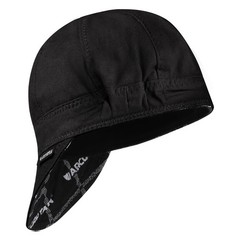 ARCCAPTAIN Welding Cap Reversible Welder Hat with Elastic Retractable Band Black
