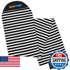 SUN CUBE Surfboard Sock Cover, Protective Surf Bag for Surfing Board, Light Stre