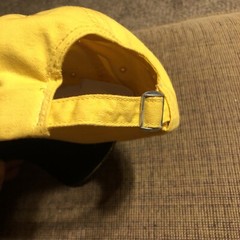 Snap On Tools Hat Cap Adjustable Yellow Black Logo Mens OSFM Wrench