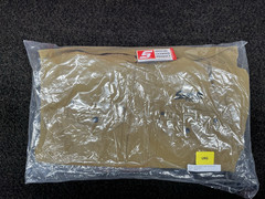 SNAP ON TOOLS 2025 RA HOODED JACKET INSULATED WINTER COAT GOLD TAN NEW LARGE