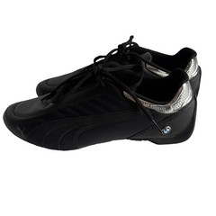 Puma BMW MMS Future Kart Cat Black Silver Motorsport Driving Shoes Men&rsquo;s Size 12