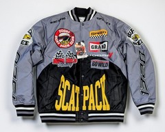 Dodge Hellcat Scat Pack Varsity Bomber Racing Jacket Men&rsquo;s XL NWT
