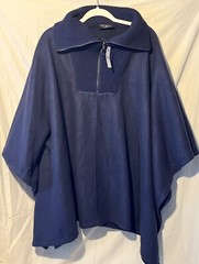 Lane Bryant 1/4 Zip Panco Sweater New With Tags Great Navy Color