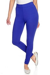 Kate & Mallory Stretch Smooth Knit Elastic Waist Pull On Leggings Pants XS~2X