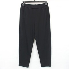 Eileen Fisher Black Organic Cotton Pant Pocket Minimalist Quiet Luxury S