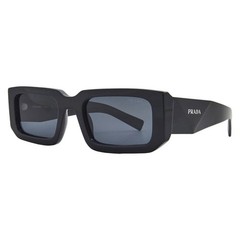 Prada Dark Grey Rectangular Men&rsquo;s Sunglasses PR 06YS 16K2K1 53 PR 06YS 16K2K1 53