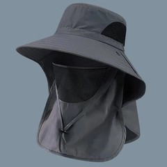 Wide Brim Sun Hat UV Protection Bucket Cap For Hiking Camping Fishing Safari Men