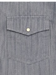 Ariat Jurlington Retro Fit Western Snap Shirt Men’s Large Gray