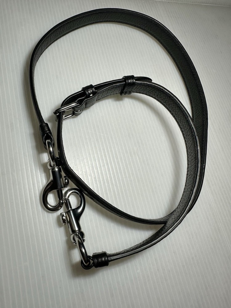 Coach Black Leather REPLACEMENT STRAP Crossbody 39”-44”Long 20mm Wide
