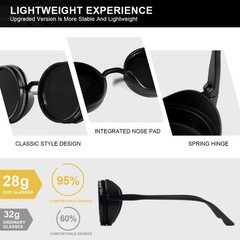 CRIXALIS Handmade ND Adjustable Sunglasses 1~9 Manual Dimming Glasses Fishing…