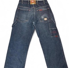 Vintage Ecko Unltd. Marc Ecko Certified Baggy Carpenter Jeans 32×30 Y2K Blue Den