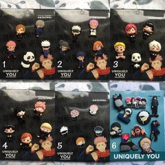 Crocs Handmade jibbitz 5-10pc Jujitsu Kaisen Anime Shoe charms Set 13