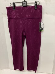 GapFit Esclipse Breathable Medium Compression pants/matching exercise bra Small