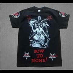 Baphomet Solve Et Coagula T Shirt S to 2XL Inverted Pentagram Sigil Bow to None