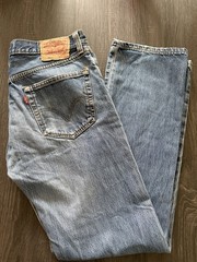 Vintage Levi’s 501 Jeans 34×34 Made in Sri Lanka – Distressed Repair Project