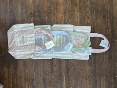 Trader Joe&rsquo;s Striped Mini Canvas Tote Bag NEW! 4 COLORS!!
