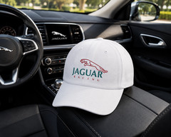 Jaguar Racing Embroidered Baseball Hat Adjustable Outdoor Sports Cap