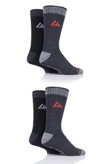 Mens Performance Boot Socks 4 Pairs For Walking, Hiking & Outdoor Use-Storm Bloc