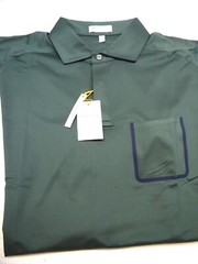Peter Millar Performance Fabric Forge Jersey Polo Golf Shirt NWT XL $98 Balsam