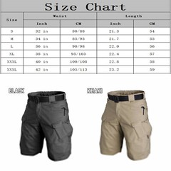 Mens Summer Tactical Shorts Cargo Outdoor Waterproof Hiking Fishing Track Shorts