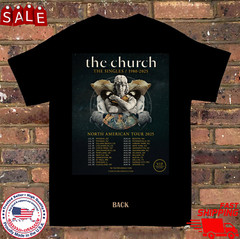 The Church Band The Singles North America Tour T Shirt Full Size S-5XL