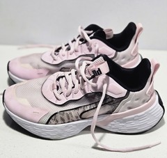 Puma Softride Sophia Women’s Pink & Black Leopard Sneakers