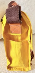 Will Leather Goods Yellow Solid Messenger Bag w/ Adjustable Crossbody Strap, Zip