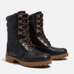 Timberland Premium WATERPROOF Super Boot Dark Green Leather Emerald Woods Mens