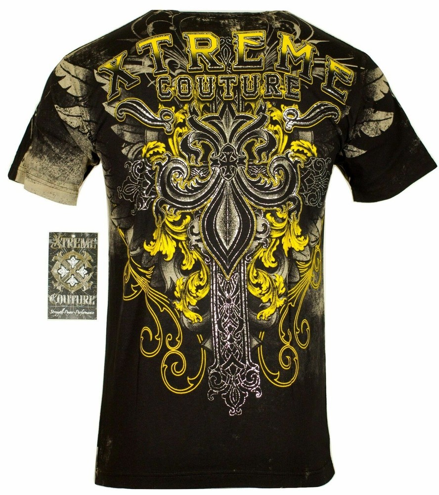 XTREME COUTURE by AFFLICTION Men&rsquo;s T-Shirt SALVATION Tattoo Biker MMA S-5XL