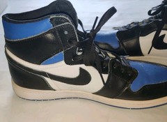 Size 11 – Air Jordan 1 Retro High OG Royal Toe 2020 (555088-041) Pre-Owned Clean