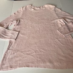 J Jill Light Pink Sweater 1 XL Pullover Rayon Nylon Cotton