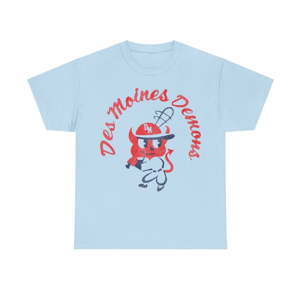 Des Moines Demons Nostalgic Retro Baseball Team T-shirt