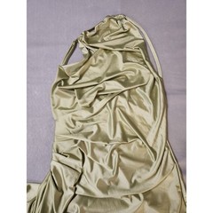 OYS One Shoulder Maxi Dress Women Size S Sage Green NWT Ruched Formal Gown