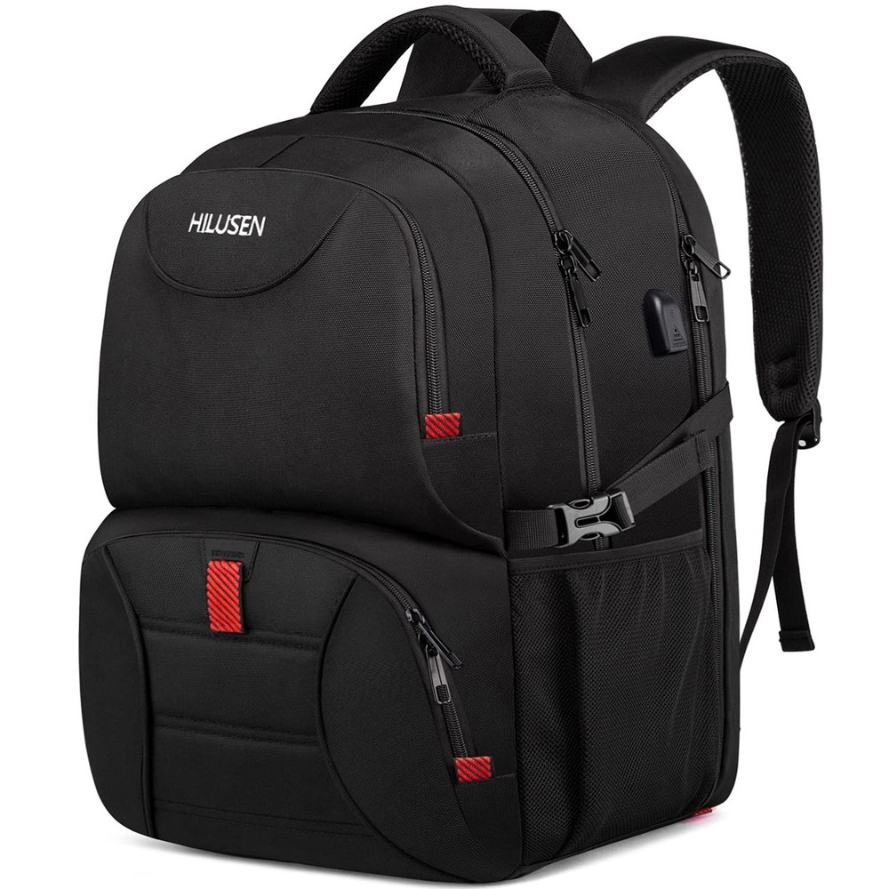 HILUSEN Extra Large Backpack for Men 50L, Insulated Cooler Lunch Box Backpack, W