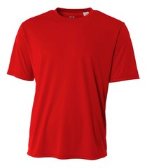 Men&rsquo;s Cooling Performance Crew Short Sleeve T-Shirt, Scarlet, Medium