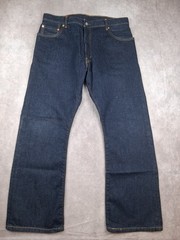 Levis 517 Jeans Men 36×30 Bootcut Blue Denim Dark Wash 100% Cotton y2k Excellent