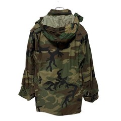 【US ARMY】 87年納入 米軍 実物 M-65 ウッドランドカモ フィールドジャケット S-3674