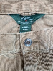 Vintage Woolrich Pants Men&rsquo;s 42×32 Brown Corduroy Trousers Preppy Outdoors Work