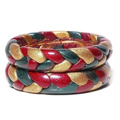 @ Stylish Rajasthani Handmade MultiColor Bangle E377
