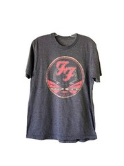 🎸 Foo Fighters « FF » Logo Graphic Tee — Charcoal Gray | Men&rsquo;s M