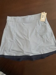 NWT Peter Millar Performance Fabric Dot Golf tennis Sally Skort M $109 UPF 50