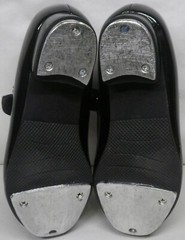 Linodes Easy Strap Tap Shoes Dance Flats for Little Kid Girls & Boys Size 10.5M
