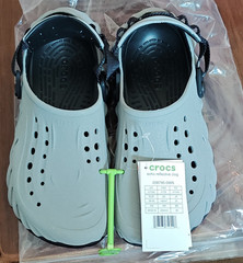 Crocs Echo Reflective Clog Echo Gray Slip-On Rubber 208795-0WN Men&rsquo;s US 7