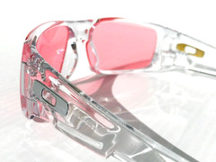 NEW OAKLEY CRANKSHAFT Polished Clear GALAXY HD Pink Iridium Sunglass 9239